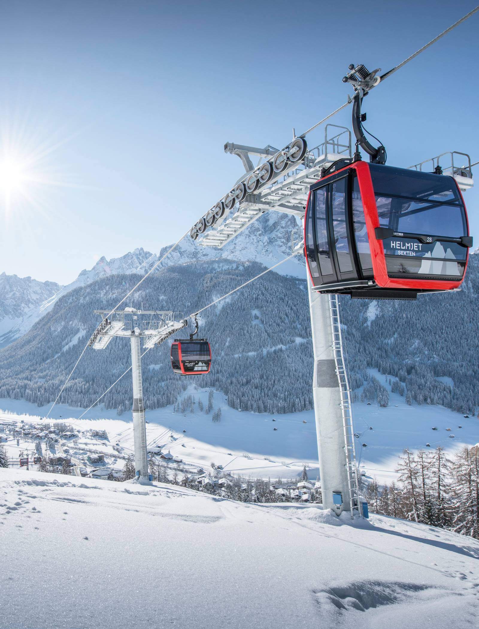 Offer - Winterdays - cable car in a white winter landscape - Ariane's Guesthouse